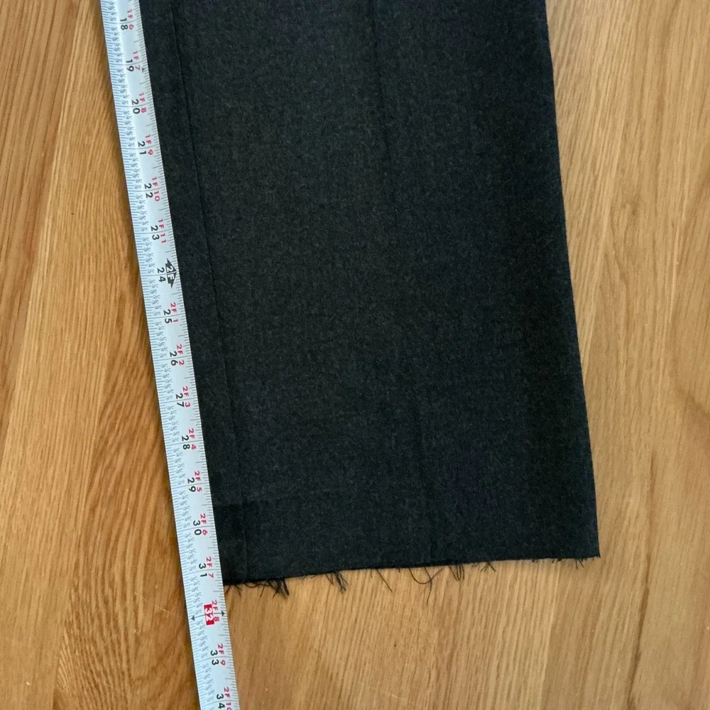 Givenchy Monsieur 100%‎ Wool Charcoal Pleated Dress Slacks Size 40R
